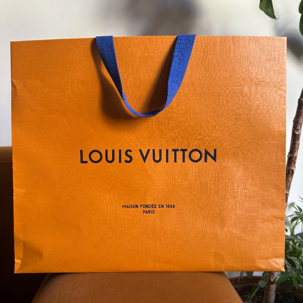 Large Louis Vuitton Paper Shopping Bag